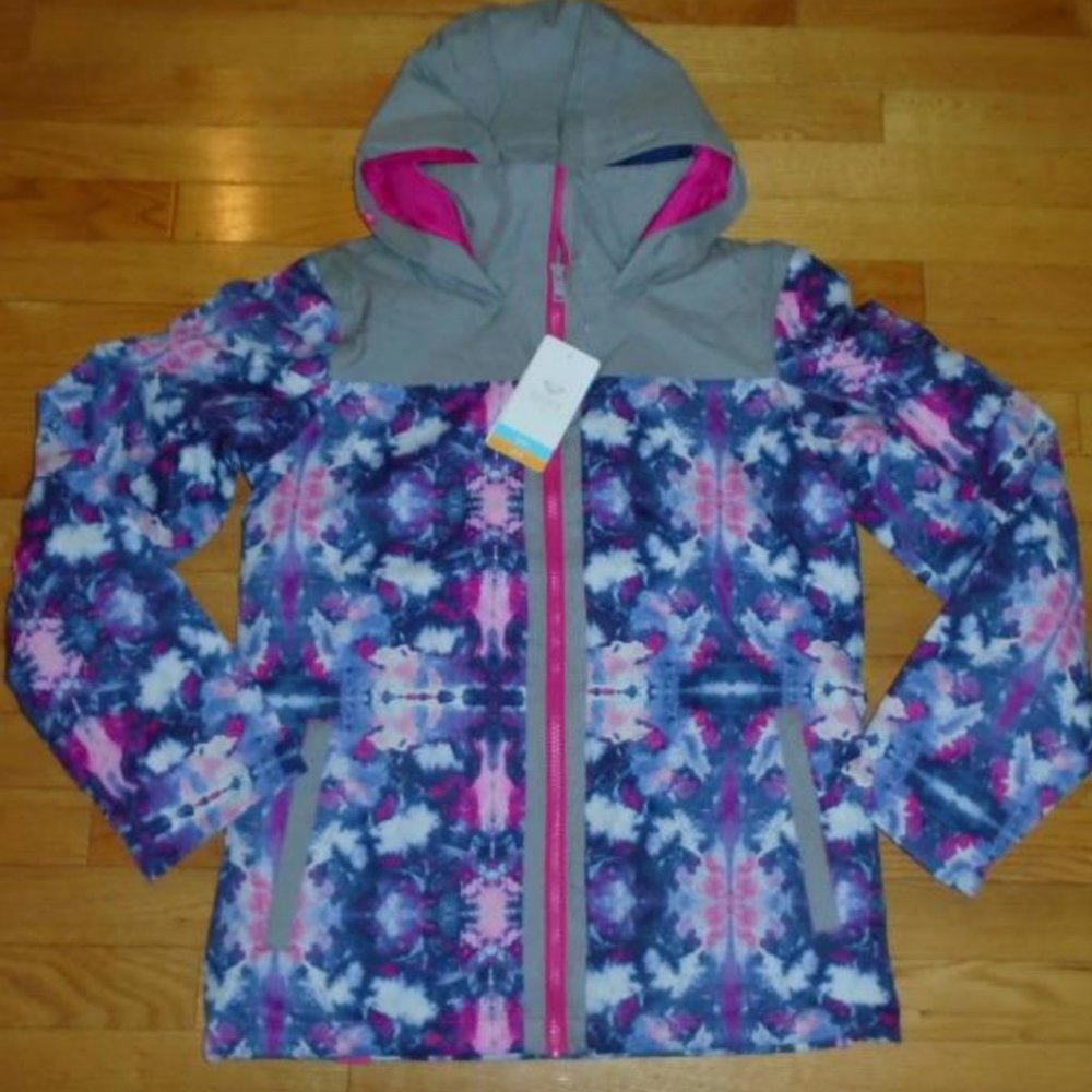 Roxy Youth Girls Ski Jacket Delski Girl DryFlight Waterproof XL 14 BRAND NEW